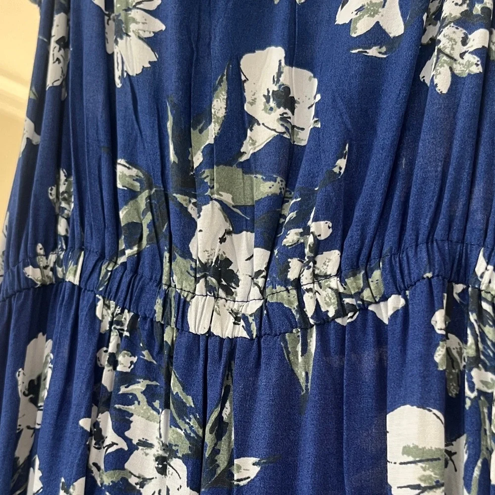 Lucky Brand Floral Blue Maxi Dress - Picture 8 of 8